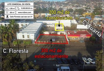 Lote de Terreno en  Avenida Floresta 418-482, Obrera, Ensenada, Baja California, 22830, Mex