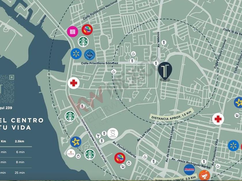 renta Departamento en Residencial Fluvial Vallarta, Puerto Vallarta