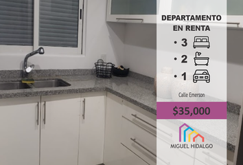 Departamento en  Polanco V Sección, Miguel Hidalgo, Cdmx