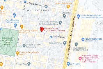 Departamento en  Cantina Salón Paris, Calle Salvador Díaz Mirón, Santa María La Ribera, Cuauhtémoc, Ciudad De México, 06400, Mex