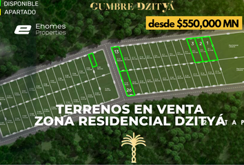 Lote de Terreno en  Pueblo Dzitya, Mérida, Yucatán