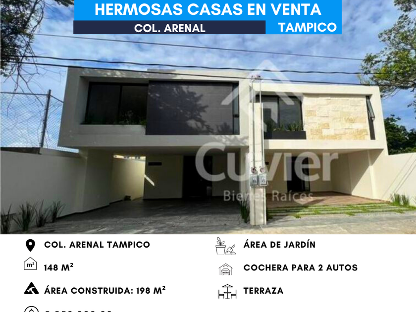 venta Casa en Arenal, Tampico, Tampico (EB-LO9646s)