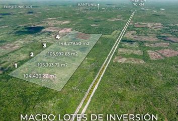 Lote de Terreno en  Calle 21 201, Kantunil, Yucatán, 97670, Mex