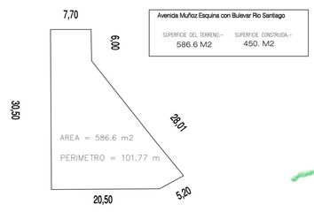 Lote de Terreno en  Oxxo, Prolongación Muñoz, Fracc Rinconada De Las Flores, San Luis Potosí, 78175, Mex