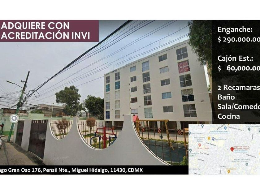 venta Departamento en PENSIL NORTE, Miguel Hidalgo, CDMX (EB-KW7592s)-  