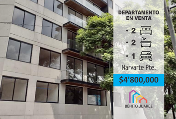 Departamento en  Anaxágoras 353, Del Valle, Narvarte Poniente, Benito Juárez, Ciudad De México, 03020, Mex