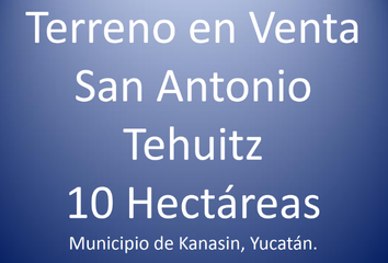 Lote de Terreno en  Pueblo Kanasin, Kanasín