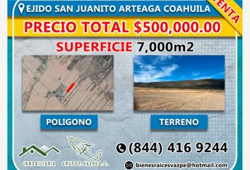 Lote de Terreno en  Arteaga, Arteaga, Arteaga, Coahuila