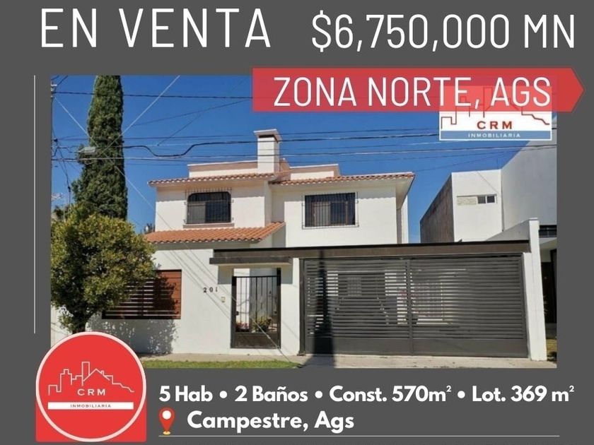 venta Casa en Bosques del Prado Sur, Ciudad de Aguascalientes (EB-LN9082s)-  