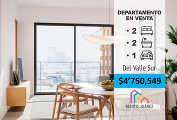 Departamento en  Del Valle Centro, Benito Juárez, Cdmx