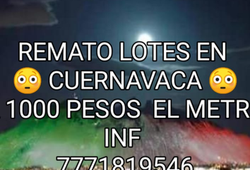 Lote de Terreno en  Ahuatepec, Cuernavaca, Morelos