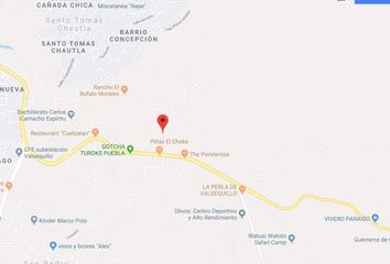 Lote de Terreno en  Pueblo Santo Tomás Chautla, Municipio De Puebla
