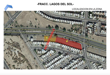Terreno Comercial de 2,064.87m en Lagos del Sol, sobre Blvd Santiago Vidaurri