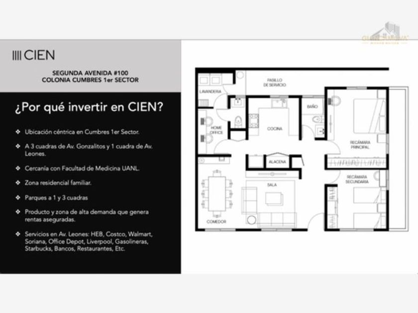 venta Departamento en Valle de Las Cumbres 2 Sector, Monterrey  (MX22-MI4695)