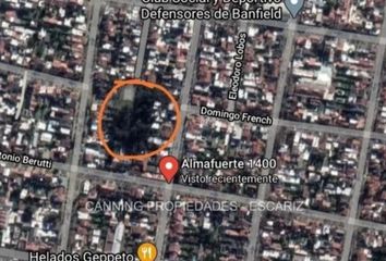 Terrenos en  P. G. Almafuerte 1500, Banfield Este, Lomas De Zamora, B1828, Buenos Aires, Arg