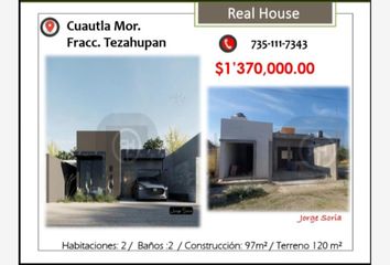 Casa en  Las Cruces, Cuautla, Morelos