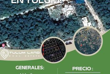 Lote de Terreno en  La Veleta, Tulum