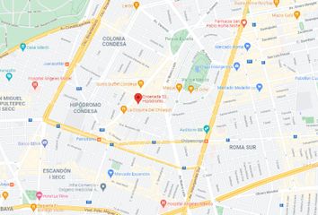 Lote de Terreno en  Ámsterdam, Condesa-roma, Hipódromo, Cuauhtémoc, Ciudad De México, 06100, Mex