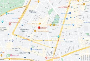 Lote de Terreno en  Ámsterdam, Condesa-roma, Hipódromo, Cuauhtémoc, Ciudad De México, 06100, Mex