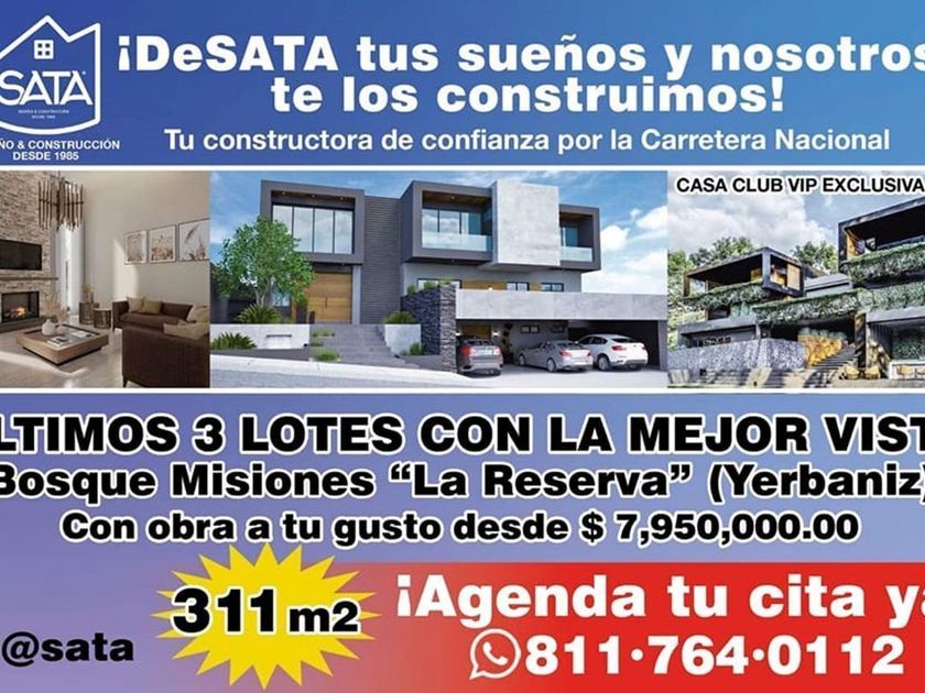 venta Casa en Congregacion Yerbaniz, Santiago, Nuevo León (EB-JU3711s)-  