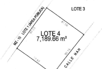 Lote de Terreno en  Zona Hotelera Sur, Cozumel