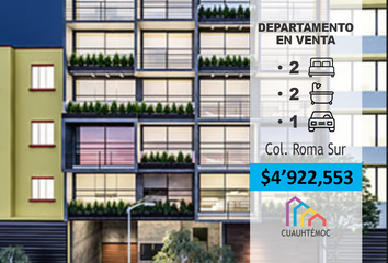 Departamento en  Roma Sur, Cuauhtémoc, Cdmx