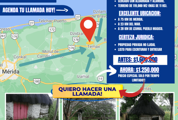 Lote de Terreno en  Temax, Yucatán, Mex