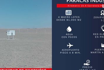 Terreno en  Paracas, Pisco