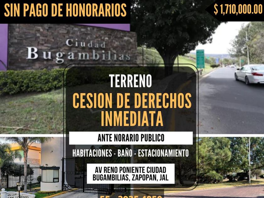 venta Lote de Terreno en Ciudad Bugambilia, Zapopan, Jalisco  (2_43_86463265_4971388)