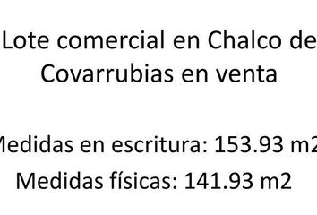 Lote de Terreno en  La Conchita, Chalco De Díaz Covarrubias