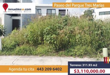 Lote de Terreno en  Tres Marías, Morelia, Morelia, Michoacán