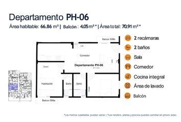 Departamento en  Narvarte Poniente, Benito Juárez, Cdmx