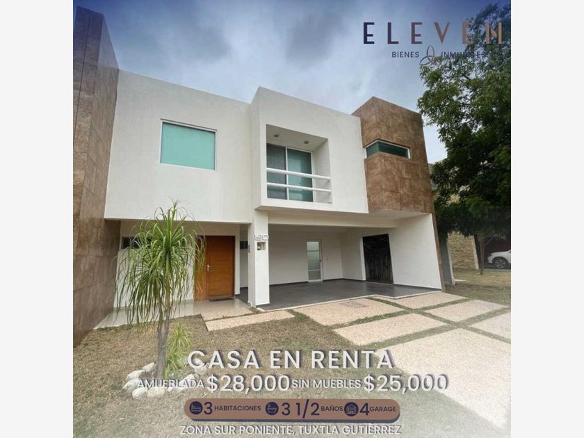 renta Casa en Tuxtla Gutiérrez Centro, Tuxtla Gutiérrez (MX23-OK4704)-  