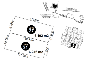 Lote de Terreno en  Sierra Papacal, Mérida, Yucatán