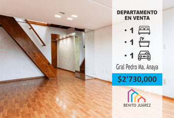 Departamento en  Santa Cruz Atoyac, Benito Juárez, Cdmx