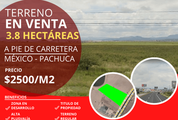 Lote de Terreno en  Carretera Ciudad De México-pachuca, Zapotlán De Juárez, Hidalgo, Mex