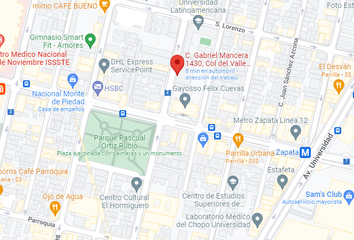 Departamento en  Avenida Colonia Del Valle 601-637, Del Valle, Del Valle Centro, Benito Juárez, Ciudad De México, 03100, Mex