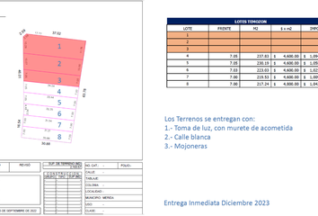 Lote de Terreno en  Carretera Cheumán-cholul, Temozón Norte, Mérida, Yucatán, 97302, Mex