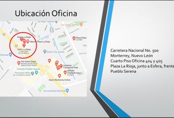 Oficina en  Carretera Nacional 800-800, Carretera Nacional, La Estanzuela, Monterrey, Nuevo León, 64988, Mex