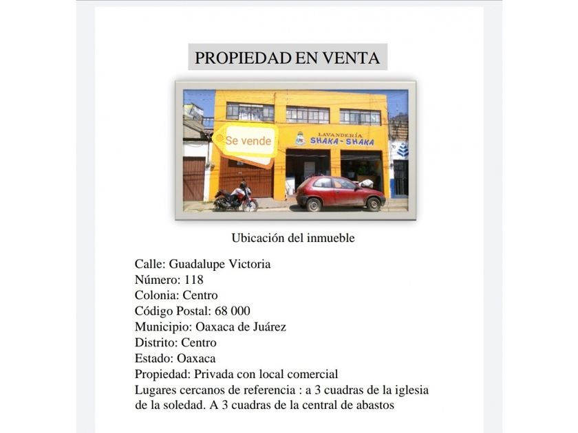 venta Casa en Oaxaca Centro, Oaxaca de Juárez (2776478) icasas.mx
