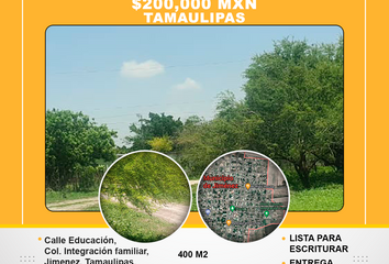 Lote de Terreno en  Jiménez, Tamaulipas