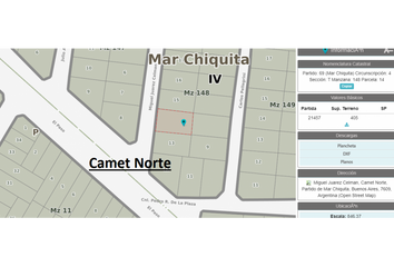 Terrenos en  Camet Norte, Partido De Mar Chiquita