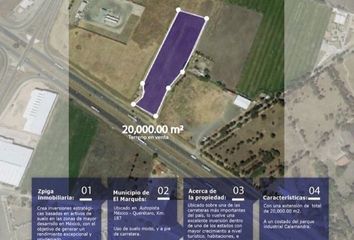 Lote de Terreno en  Mex-57d Km 187, El Marqués, Querétaro, Mex