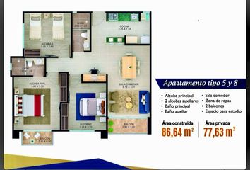 Apartamento en  Conjunto Residencial Coinca, Armenia