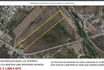 Lote de Terreno en  Cadereyta Jimenez Centro, Cadereyta Jiménez