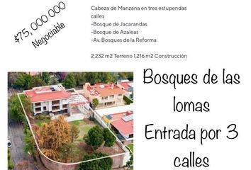 Lote de Terreno en  Bosques De Las Lomas, Miguel Hidalgo, Cdmx