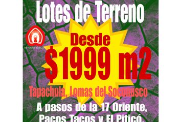 Lote de Terreno en  Lomas De Sayula, Tapachula De Córdova Y Ordóñez