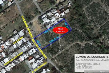 Lote de Terreno en  Calle Paseo De Los Venados, Lomas De Lourdes, Saltillo, Coahuila De Zaragoza, 25090, Mex