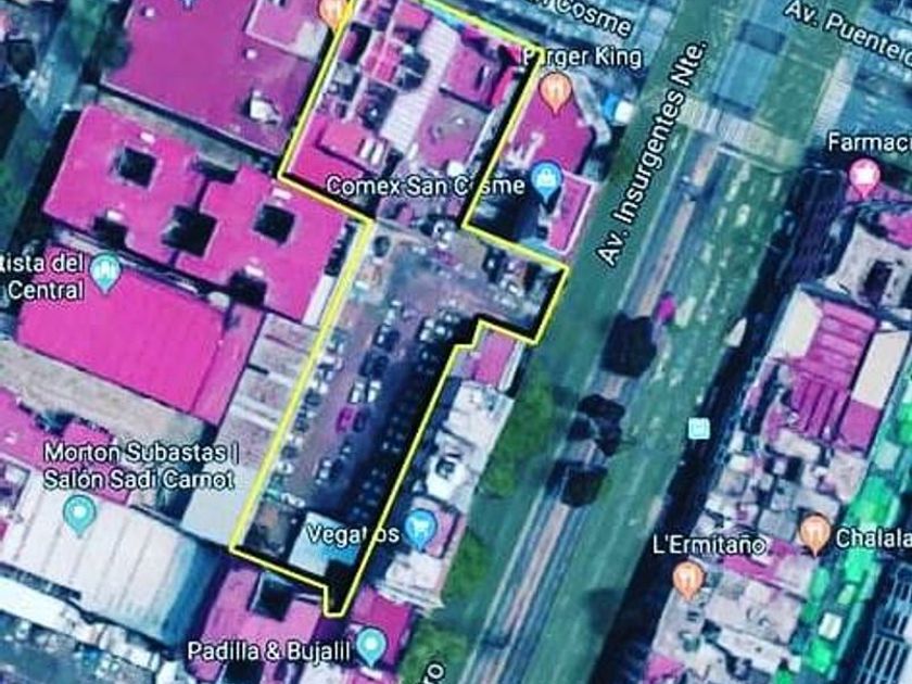 venta Lote de Terreno en San Rafael, Cuauhtémoc, CDMX (pbHm6NH-venta)-  