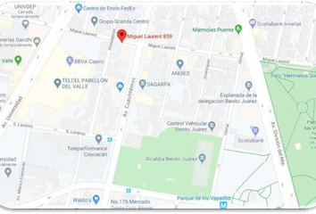 Departamento en  Metrobus 3, Coyoacán Nb, Santa Cruz Atoyac, Benito Juárez, Ciudad De México, 03310, Mex